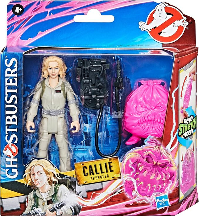 Ghostbusters Fright Features Callie Spengler Action Figure with Ecto-Stretch Tech Possessor Ghost Toy Accessory, Toys for Kids Ages 4+
