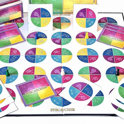 Eyecatcher — Fast-Paced Game Where Players Race to Match Tricky Card Patterns to The Board — Family & Adult Game Night Fun
