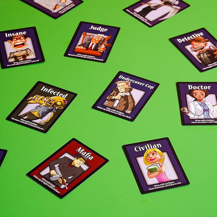 Apostrophe Games Mafia The Party Game Deluxe Edition – A Game of Lying, Bluffing and Deceit– Card Game, Adults and Teens – Board Game