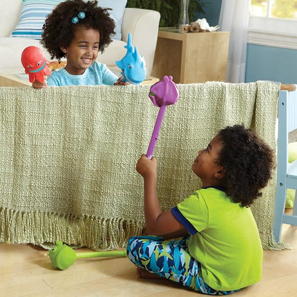 Educational Insights The Sea Squad Puppet-on-a-Stick Party Pack of 9