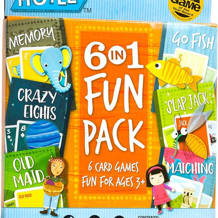 Hoyle 6-in-1 Kids Card Game