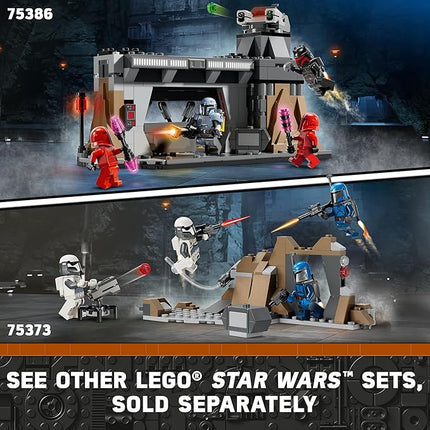 LEGO Star Wars: The Mandalorian Ambush on Mandalore Battle Pack, Building Toy with 4 Star Wars Minifigures, Collectible Brick Built Playset, Star Wars Gift Idea for Boys and Girls Ages 6 and Up, 75373