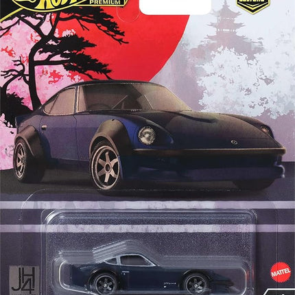 Hot Wheels Premium Car Culture Collectible Toy Car, 1:64 Scale Die-Cast Nissan Fairlady Z, Japan Historics 4 Vehicle with Real Riders Tires