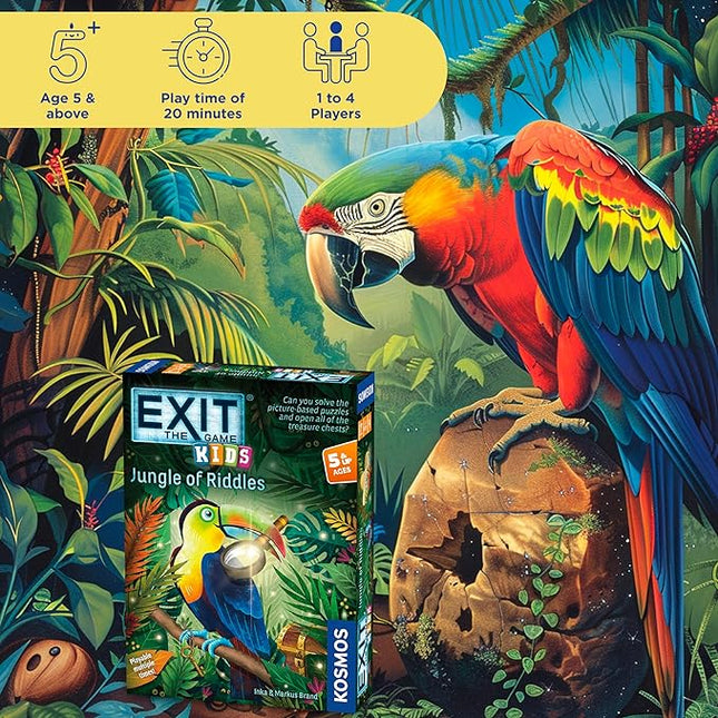 EXIT: The Game - Kids - Jungle of Riddles | Brainteasers |Kid's Activity| Kid's Cooperative Game | Quick Game | Kids Activity