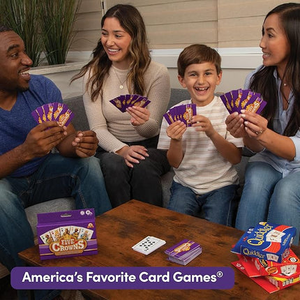 PlayMonster Five Crowns 4 Pack Bundle Card Games for Kids