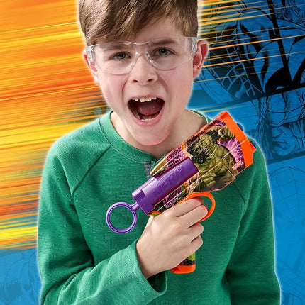 Nerf Marvel Hulk Dart Blaster | 4 Nerf N1 Foam Darts | Hulk-Inspired Blaster Skin Designs | Kids Gifts |Outdoor Toys & Games for Ages 8+ (Amazon Exclusive)