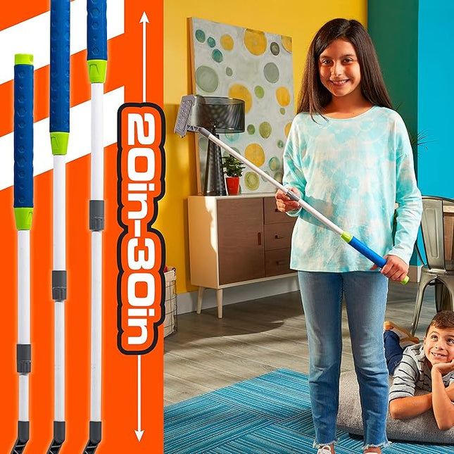 NERF Trick Shot Golf Set - Indoor + Outdoor Putting Trick Shot Kids Golf Set - Includes Putter, Balls, Ramp + Cups - All-in-One Toy for Kids