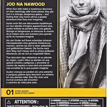 Star Wars The Black Series Jod Na Nawood, Skeleton Crew 6" Figure