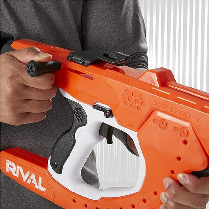 Nerf Rival Curve Shot Sideswipe XXI-1200 Blaster Fire Rounds to Curve Left, Right, Downward or Fire Straight 12 Rival Rounds