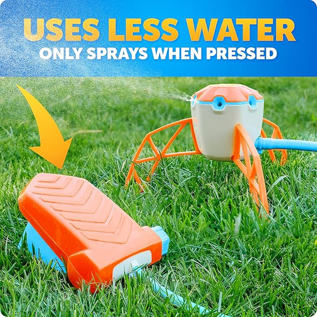 Blue Marble Stomp 'N Spray Outdoor Sprinkler Game - Stomp & Splash Your Friends, Connects to Garden Hose, Kids Outdoor Water Fun, Kids Water Sprinklers, Water Sprayer, Sprinklers for Child