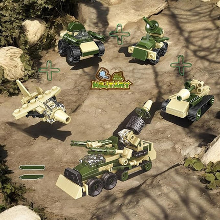 QStar Mini 16 Car Building Blocks Compatible with Lego Party Favors for Kids, Prizes for Kids Classroom, Goodie Bag Fillers