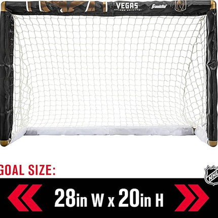 Franklin Sports NHL Mini Hockey Set - Kids Indoor Knee Hockey Goal, Ball, + 2 Stick Combo - Youth Team Indoor Toy Set - Official - Ages 3+