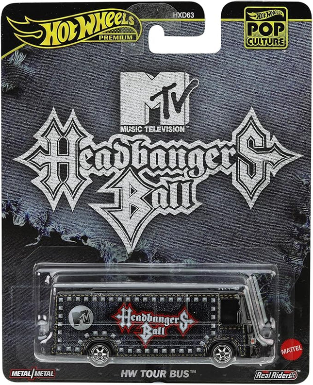 Hot Wheels Tour Bus, 1:64 Scale Die-Cast Replica from Popular Movie, TV Show or Video Game (Styles May Vary)