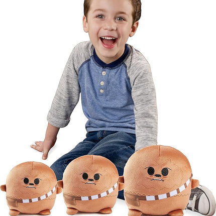 Mattel Star Wars Cuutopia Plush Figure, 10-inch Chewbacca Soft Rounded Pillow Doll, Collectible Toy Inspired by the Wookiee Character