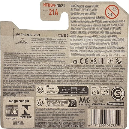 Hot Wheels '90 Acura NSX (Yellow), HW: The '90s 2/10