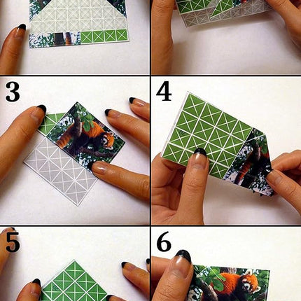 FOLDOLOGY - The Origami Puzzle Game! Brain Teasers for Tweens, Teens & Adults | Travel Game, Hands-On STEM Toy, Stocking Stuffer, Gift for Ages 10+ | Fold the Paper, Complete the Picture | 100 Puzzles