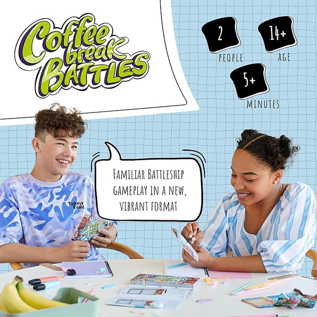 Coffee Break Battles | Family Board Game | Board Game for Adults and Family | Adventure Board Game | Ages 4+ | for 2 Players | Average Playtime 20 Minutes
