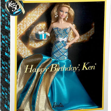 Barbie Collector Happy Birthday Ken Glamour Barbie Doll