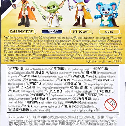 Star Wars: Young Jedi Adventures Yoda Action Figure, 3-Inch-Tall Toys, Preschool Toys for 3 Year Old Boys & Girls