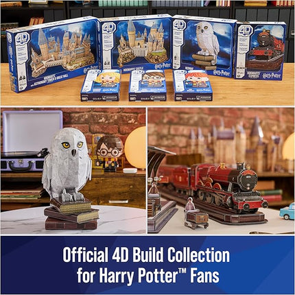 4D Build, Harry Potter Hogwarts Express 3D Model Kit, Harry Potter Collectibles & Desk Decor, Adult Puzzle, Building Toys, 181 Pieces, 3D Puzzles, Gift Ideas for Ages 12 & Up