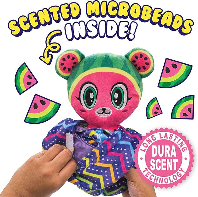 Scentco OMG Snuggle Me! Bedtime Buddies (Sleeping Bag Series), Scented Surprise Collectible 10 inch Plush Toys (Mystery Blind Bag)