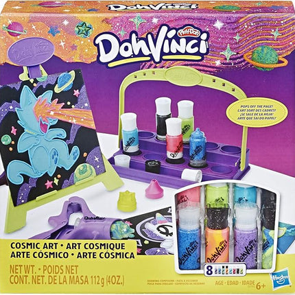 Play-Doh DohVinci Cosmic Art Set with Easel and Storage Caddy Brand - Art Supplies for Kids and Tweens