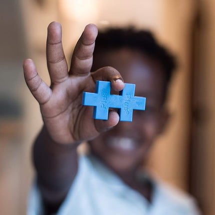 PLUS PLUS Learn to Build Big, Building Toys Set for Toddlers and Preschoolers, Stem Toys for 3+ Year Old, 60 Interlocking Blocks - Basic