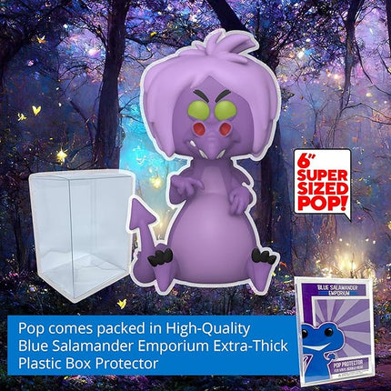 Blue Salamander Emporium Protective Case Bundled with 6-inch Vinyl Figure – Madam Mim as Dragon Funko Pop #1102