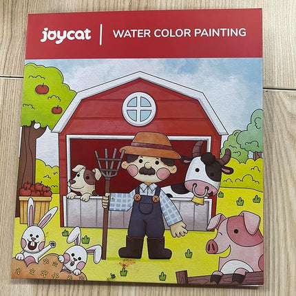 JoyCat Paint with Water Coloring Books for Toddlers, Watercolor Painting Sets for Kids Ages 3-5 4-8, Arts and Crafts Drawing Activities Toy Birthday Gift for Boys Girls (Farm)