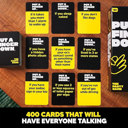The Viral Party Game That Will Have Everyone Talking - Funny Adult Card Game & Icebreaker Ideas, Game Nights, & Big or Small Groups, 400 Cards for 2+ Players