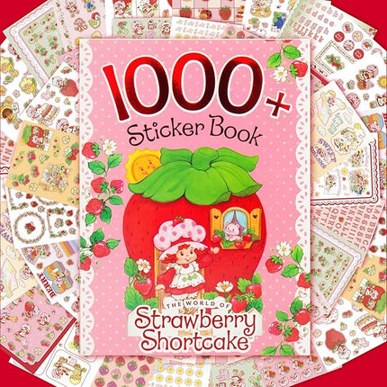 Strawberry Shortcake 1,000+ Sticker Book, Cute Stickers for Kids, Scrapbooking, Planning, Journaling, Water Bottles, Letter Stickers, and Gifts for 7-Year-Old Girls.