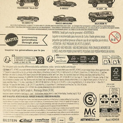 Hot Wheels Purple Muscle and Blown, 57th Anniversary