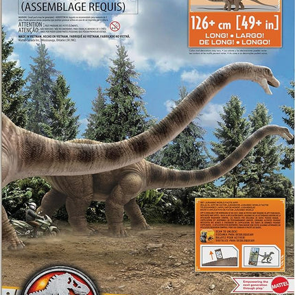 Mattel Jurassic World Legacy Collection The Lost World: Jurassic Park Mamenchisaurus Big Possible Dinosaur Toy Figure with Physical and Digital Play