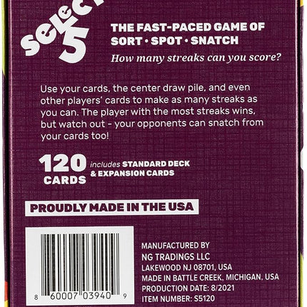 Card Game - The Lightning Fast Game for Kids, Families, and Adults - Perfect for Family Game Night / 2-4 Players