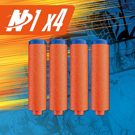 Nerf Marvel Hulk Dart Blaster | 4 Nerf N1 Foam Darts | Hulk-Inspired Blaster Skin Designs | Kids Gifts |Outdoor Toys & Games for Ages 8+ (Amazon Exclusive)