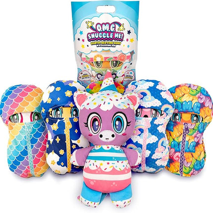 Scentco OMG Snuggle Me! Bedtime Buddies (Sleeping Bag Series), Scented Surprise Collectible 10 inch Plush Toys (Mystery Blind Bag)