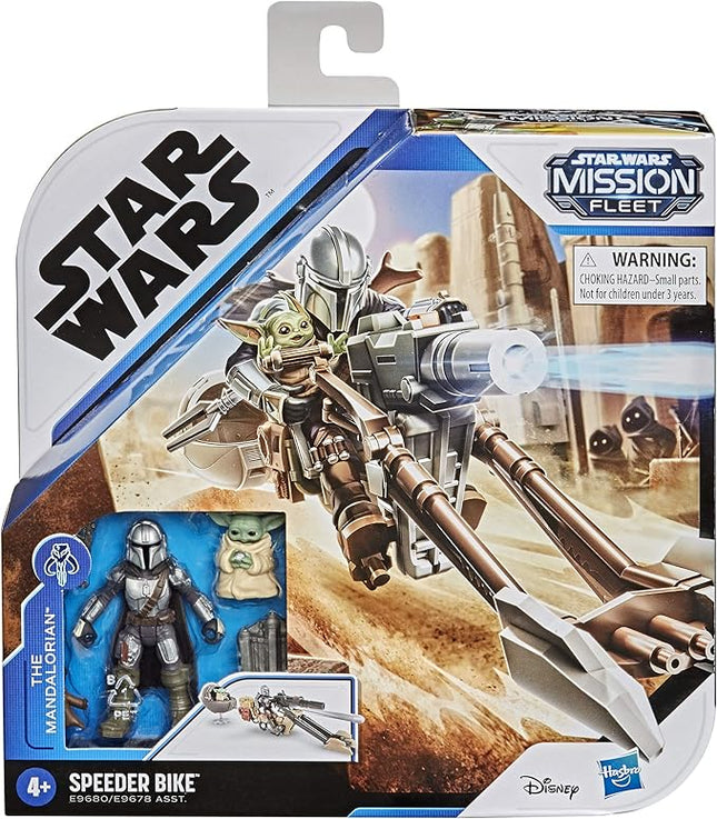 STAR WARS Mission Fleet Expedition Class The Mandalorian The Child Battle for The Bounty 2.5-Inch-Scale Figures and Vehicle, Kids Ages 4 and Up