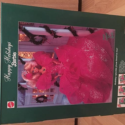 Barbie Mattel Happy Holidays 1990