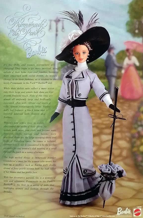 Barbie Promenade in The Park Doll Collector Edition - Great Fashions of 20th Century 1910's - 1st in Series (1997)