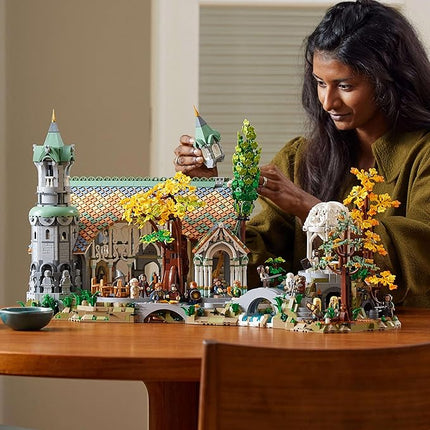 LEGO Icons The Lord of The Rings: Rivendell Building Model Kit for Adults, Construct and Display a Middle-Earth Valley with 15 Minifigures, A Great Gift for LOTR Fans and Movie-Lovers, 10316