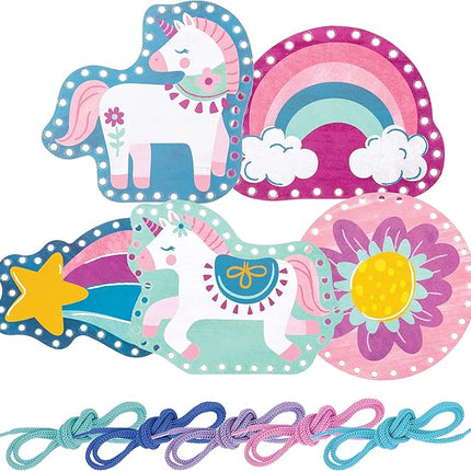 Stephen Joseph Lacing Cards, Unicorn