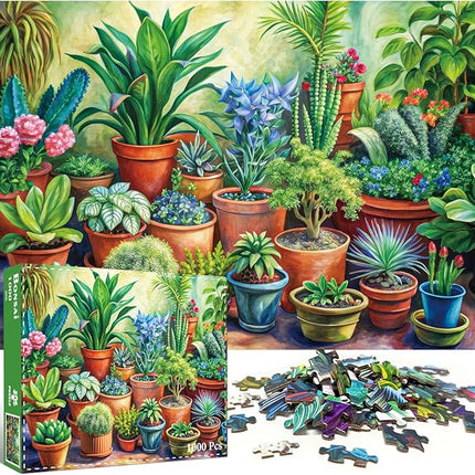 1000 Piece Puzzle for Adults, Bonsai Jigsaw Puzzle, Impossible Hard Difficult Challenging Puzzles for Adults 1000 Pieces, Home Decoration Puzzle, Interlock Perfectly No Dust