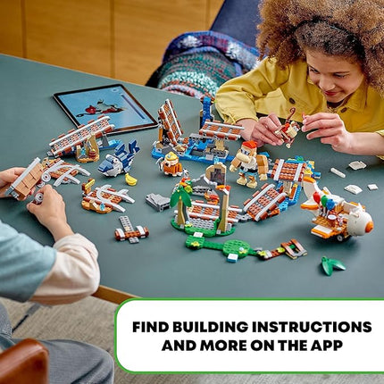 LEGO Super Mario Diddy Kong's Mine Cart Ride Expansion Set 71425, Collectible Building Toy with Brick Built Funky Kong Figure, Super Mario Gift Set for Kids Ages 8-10 to Combine with a Starter Course