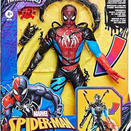 Spider-Man Marvel VenomVersus Liquid Shifter Action Figure with Accessories, 11-Inch-Scale Super Hero Toys for Kids Ages 4 and Up