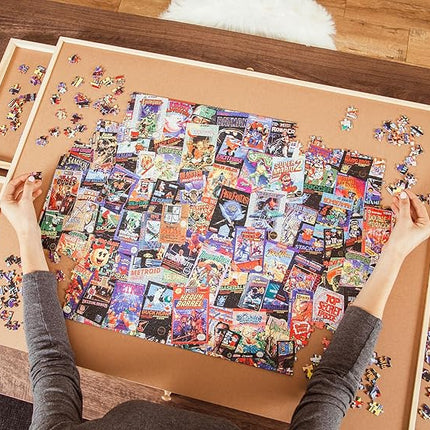 8-Bit Armageddon Retro Video Game Puzzle for Adults and Kids | 1000 Piece Jigsaw Puzzle Toy | Interactive Brain Teaser for Family Game Night | 28 x 20 Inches