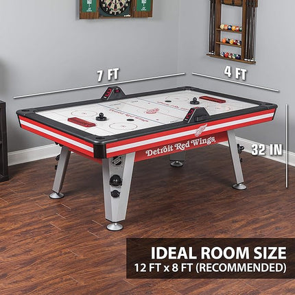 NHL 84" Air Hockey Tables - New York Rangers, Boston Bruins, Detroit Red Wings - Wrap-Around Goal; LED Scoring; 4 Pucks & Pushers
