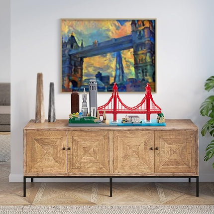 Micro Building Blocks Set for Adults Architecture Skyline Collection San Francisco 3574PCS