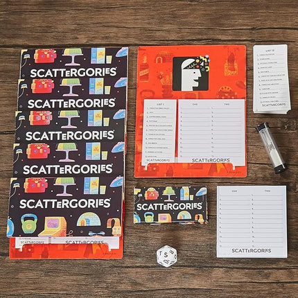 Hasbro Gaming Scattergories Classic Game, Party Game for Adults and Teens Ages 13 and up, Board Game for 2+ Players