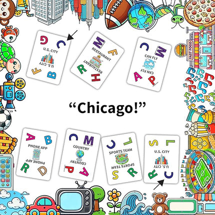 Catchpair - Quick-Thinking Word & Category Card Game - Easy to Learn Word Games for Adults and Families - 9+ Ages 2-6 Players 10-15 Mins