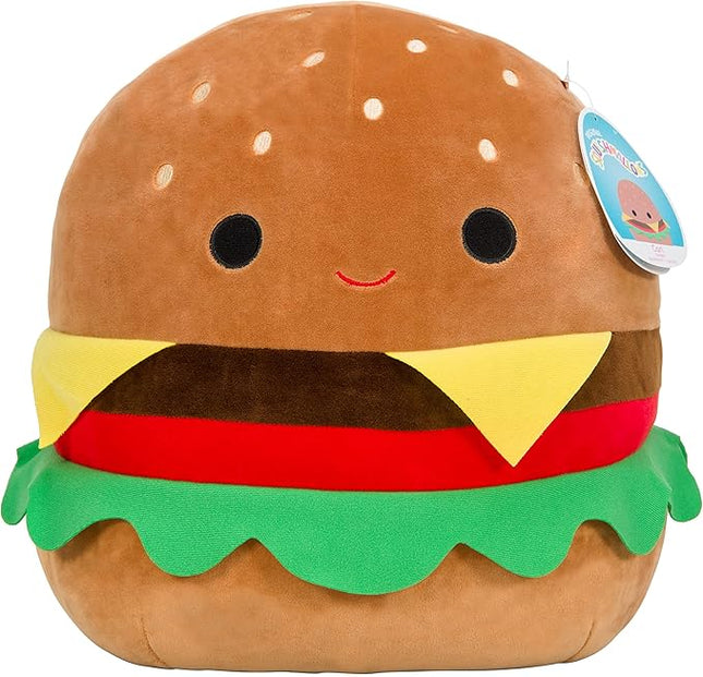 Squishmallows Original 16-Inch Large Carl The Cheeseburger - Official Jazwares Big Pillow Plush - Collectible Soft & Squishy Cheeseburger Stuffed Animal Toy - Gift for Kids, Girls & Boys